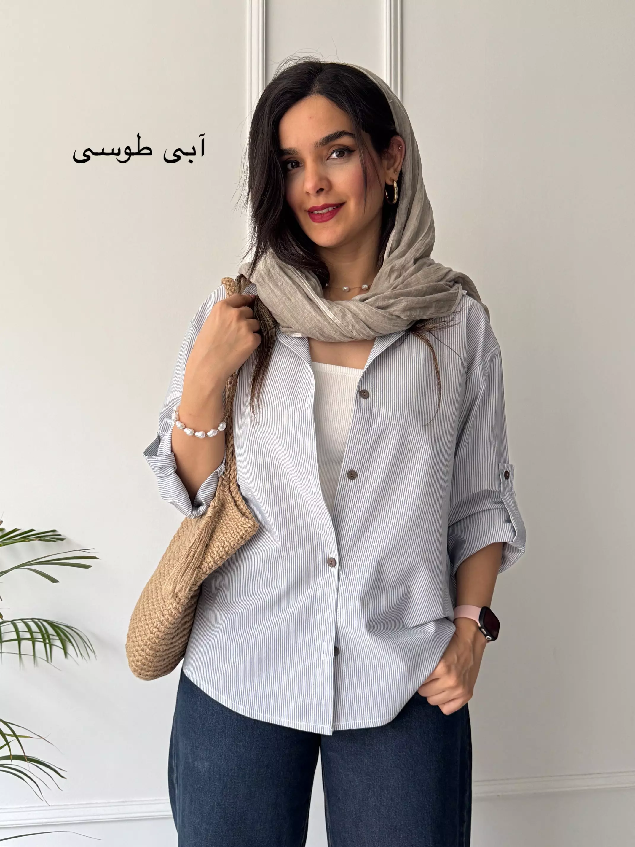 مانتو شومیزی راه راه ترندی